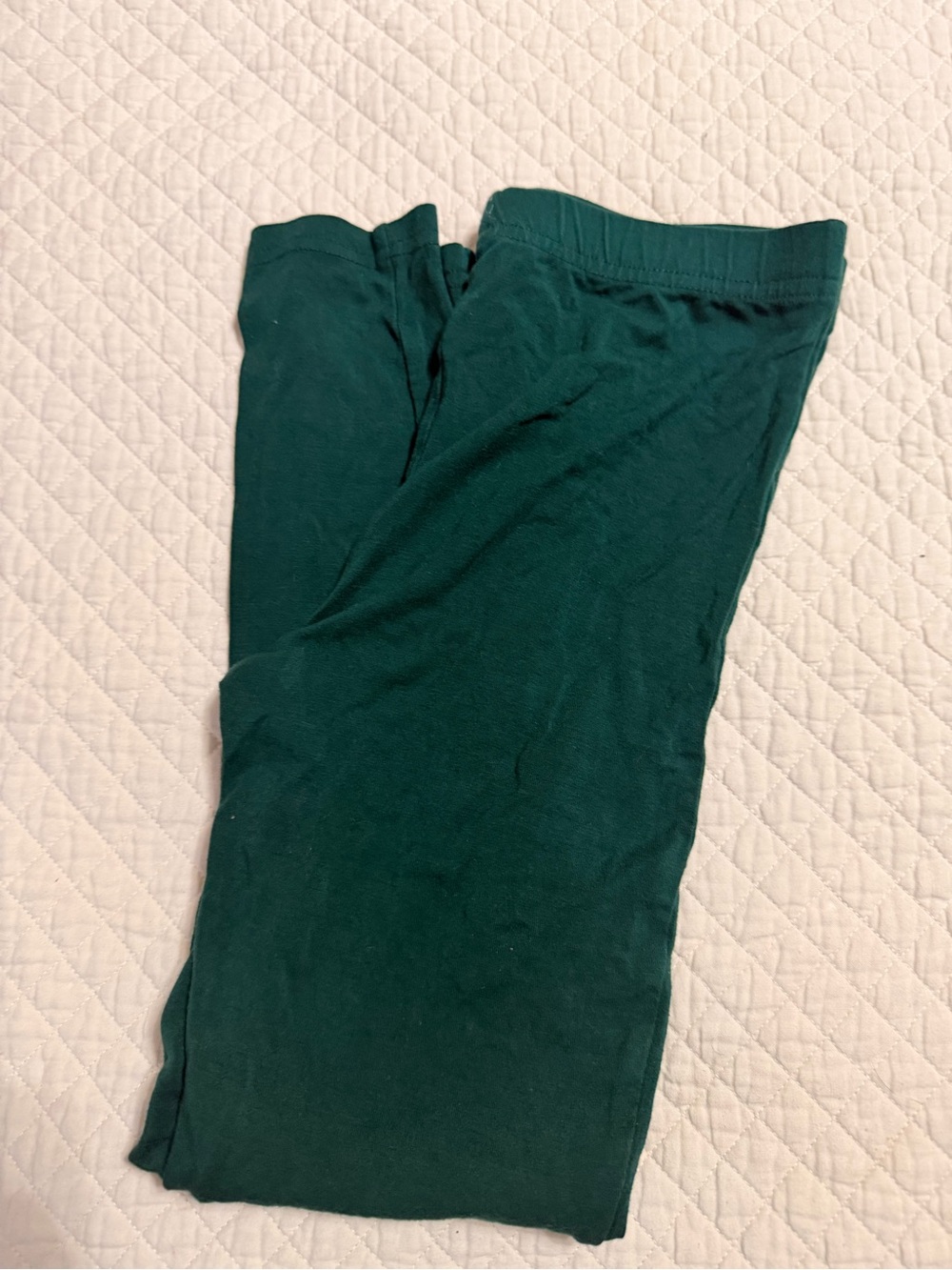 Little Sleepies Dark Green Bamboo Leggings